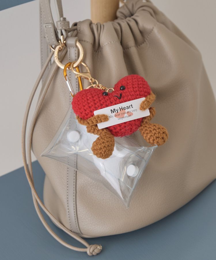 AMERICAN HOLIC「ポーチinハートちゃんチャーム」|その他|Red