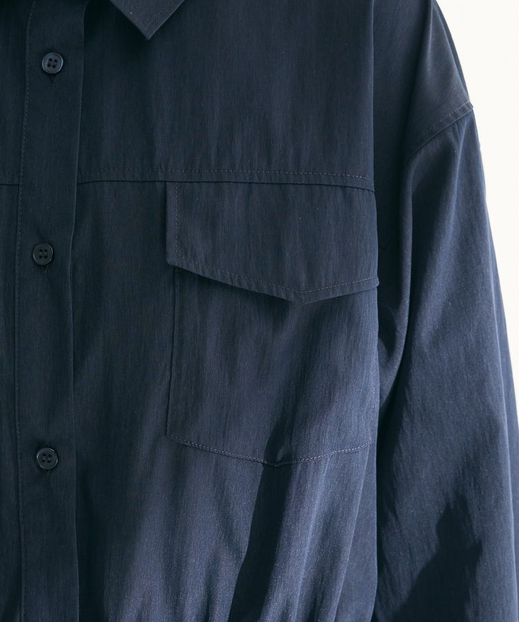 Green Parks「ミディ丈ミリタリーシャツワンピース」|ワンピース|