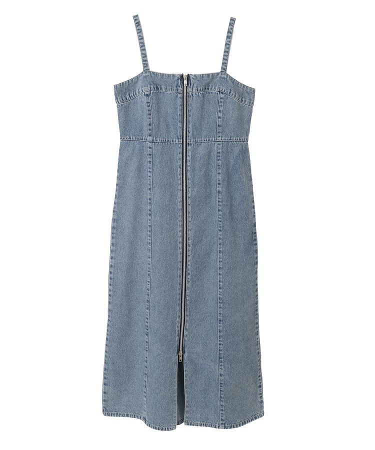 Green Parks「・ELENCARE DUE デニムW-ZIPジャンスカ」|ジャンパースカート|