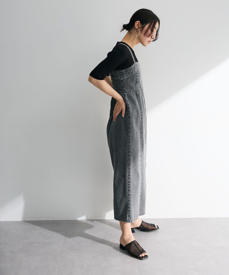 Green Parks「・ELENCARE DUE デニムW-ZIPジャンスカ」|ジャンパースカート|