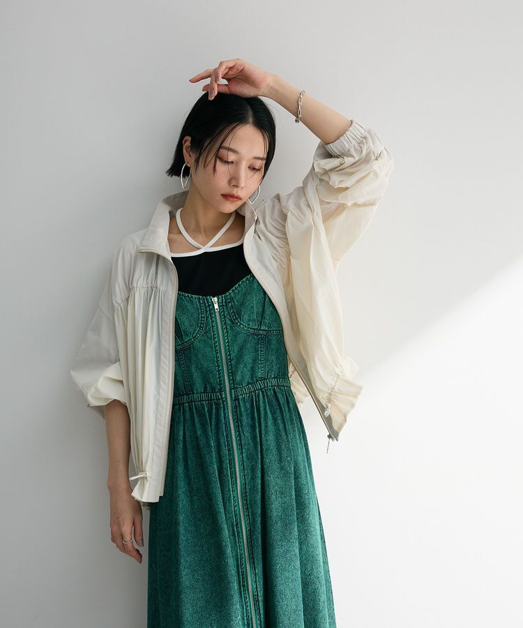 Green Parks「・SUGAR SPOON コルセットデニムキャミワンピ」|ワンピース|