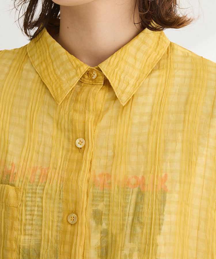 Green Parks「シアーワッシャーロングスリーブシャツ」|シャツ・ブラウス|