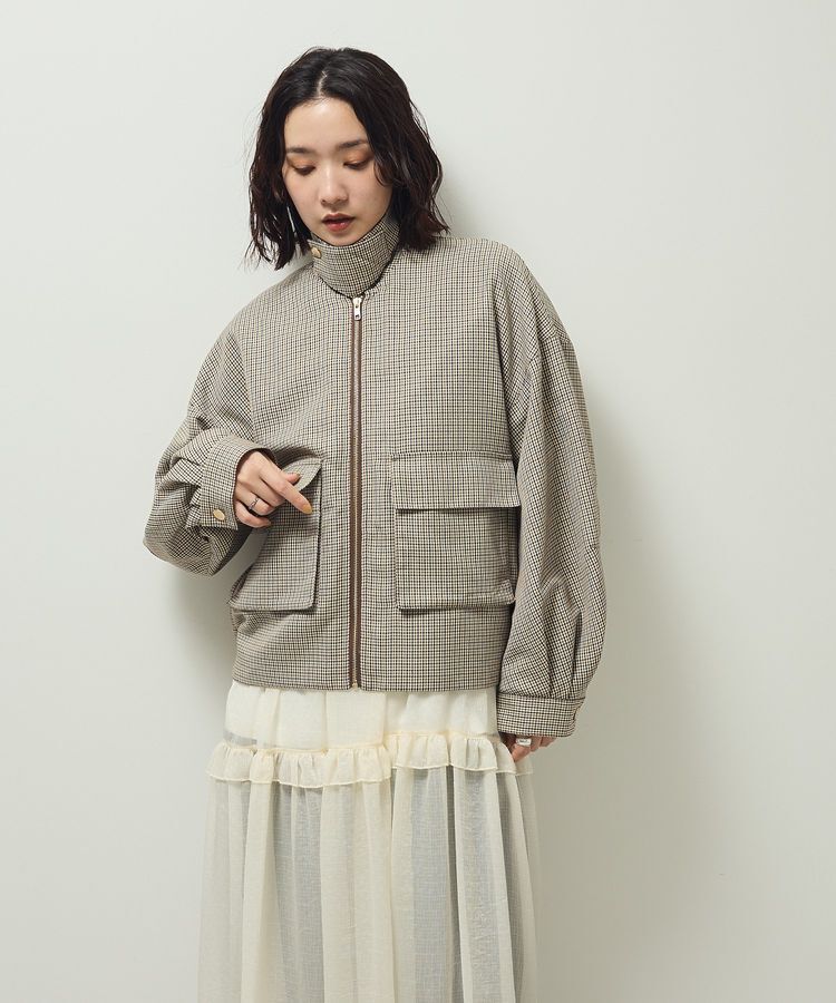 Green Parks「2WAYジップアップジャケット」|ブルゾン・スタジャン|