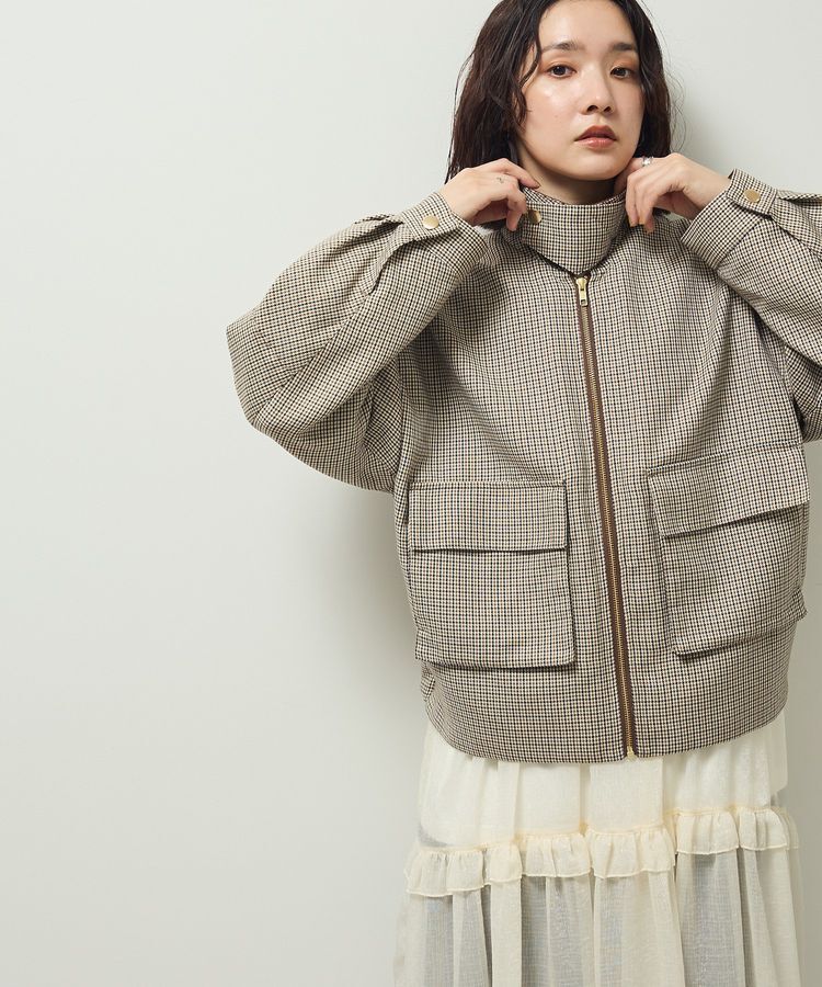 Green Parks「2WAYジップアップジャケット」|ブルゾン・スタジャン|