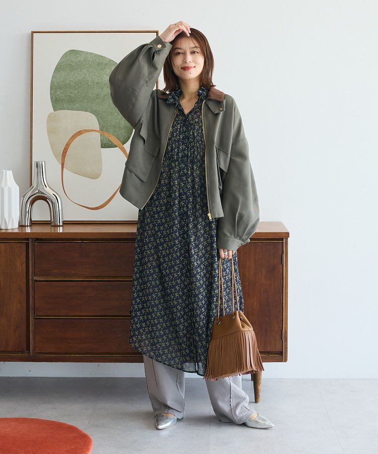 Green Parks「2WAYジップアップジャケット」|ブルゾン・スタジャン|