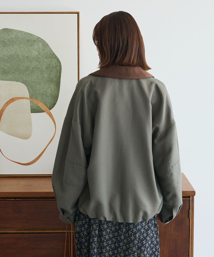 Green Parks「2WAYジップアップジャケット」|ブルゾン・スタジャン|