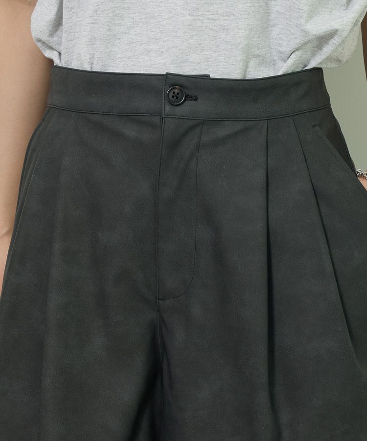 Green Parks「レザーライクショートパンツ」|その他|