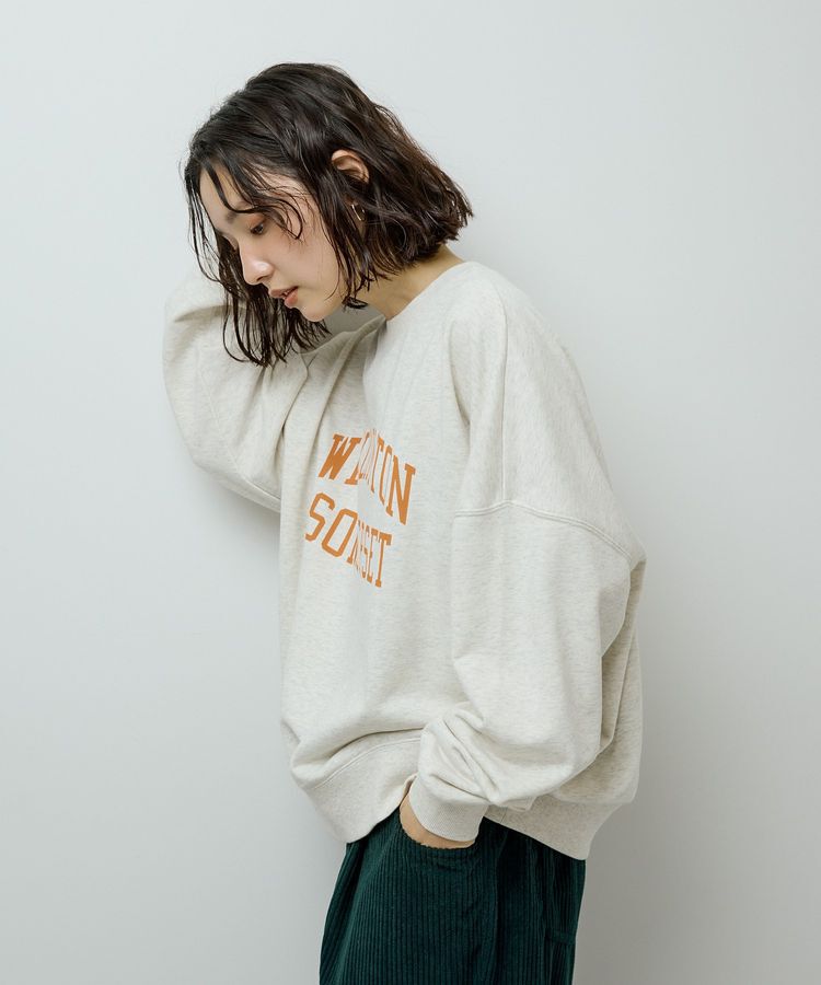 armonia「オーバーサイズロゴ裏毛プルオーバー」|スウェット・ジャージ|