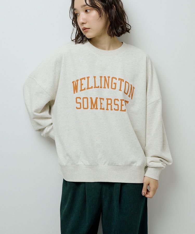 armonia「オーバーサイズロゴ裏毛プルオーバー」|スウェット・ジャージ|Oatmeal