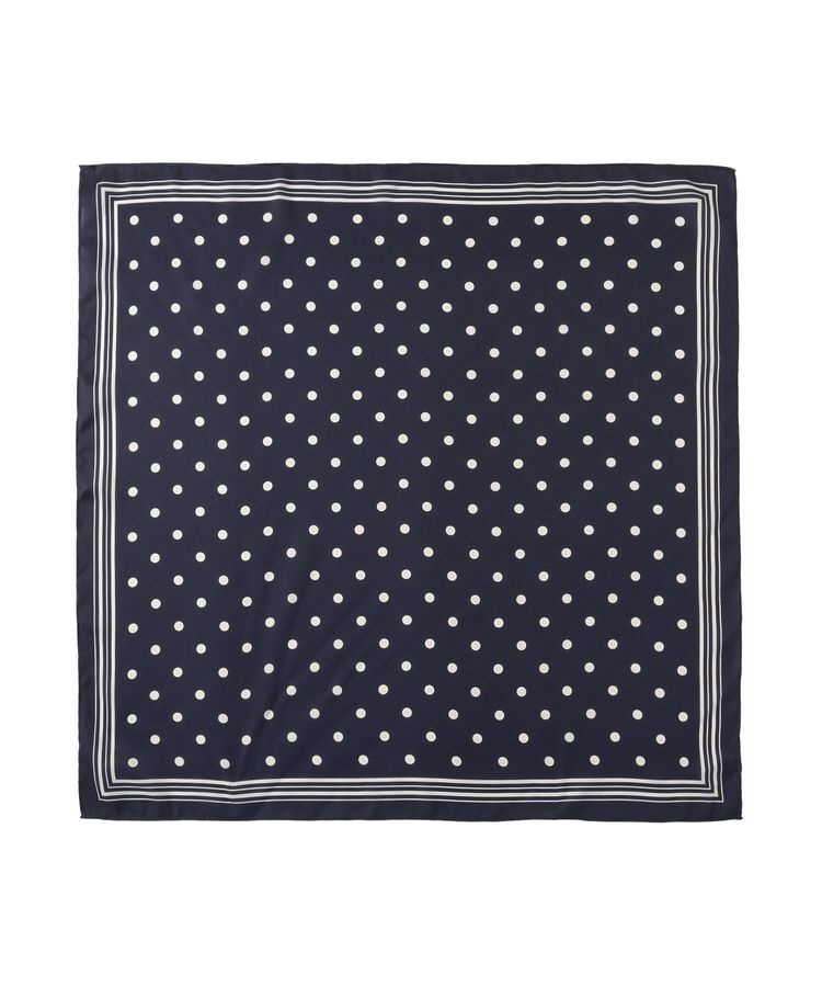 Green Parks「ドットシルキースカーフ」|バンダナ・スカーフ|