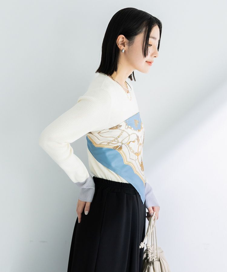 Green Parks「リングSETタッセル柄スカーフ」|バンダナ・スカーフ|