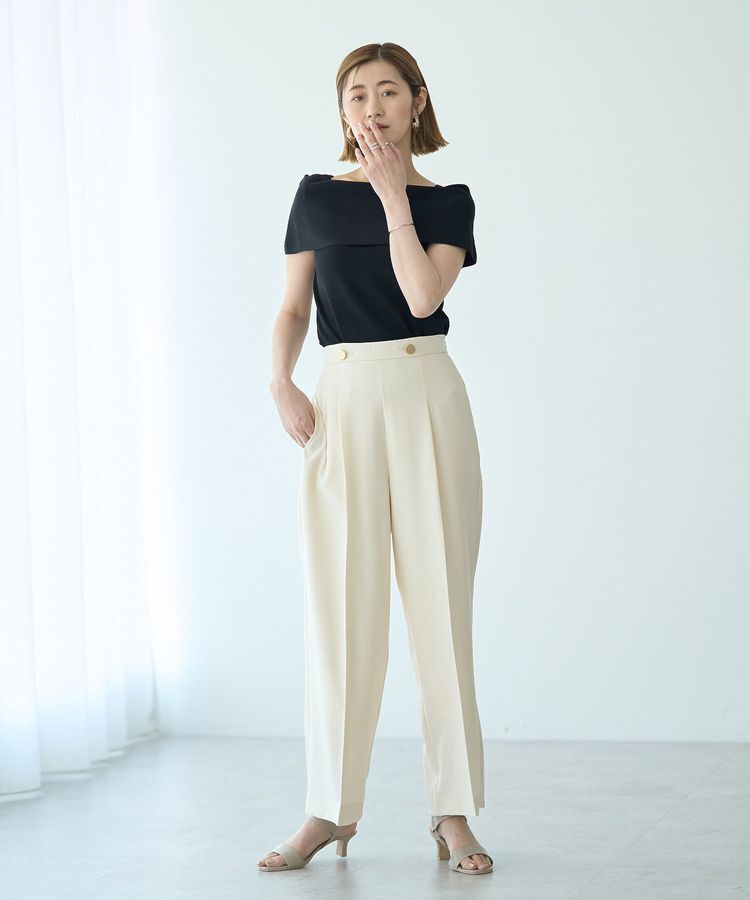 YECCA VECCA「オフショルニット」|ニット・セーター|