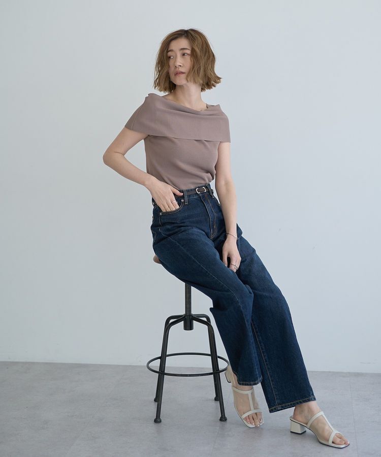 YECCA VECCA「オフショルニット」|ニット・セーター|