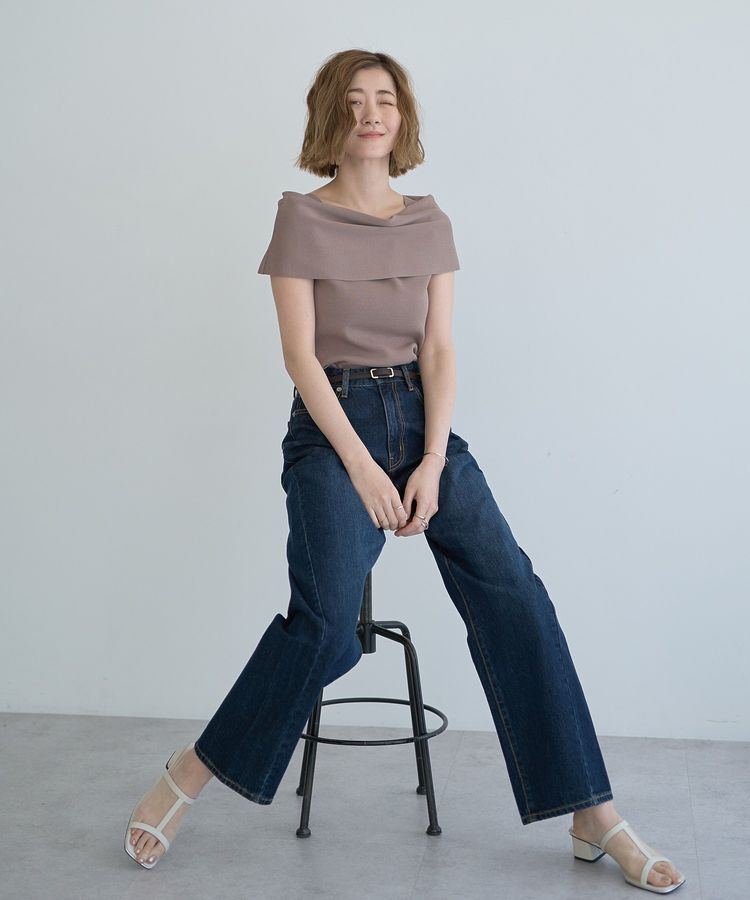 YECCA VECCA「オフショルニット」|ニット・セーター|