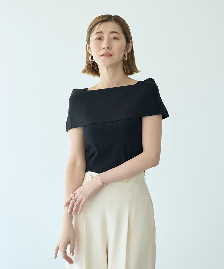 YECCA VECCA「オフショルニット」|ニット・セーター|