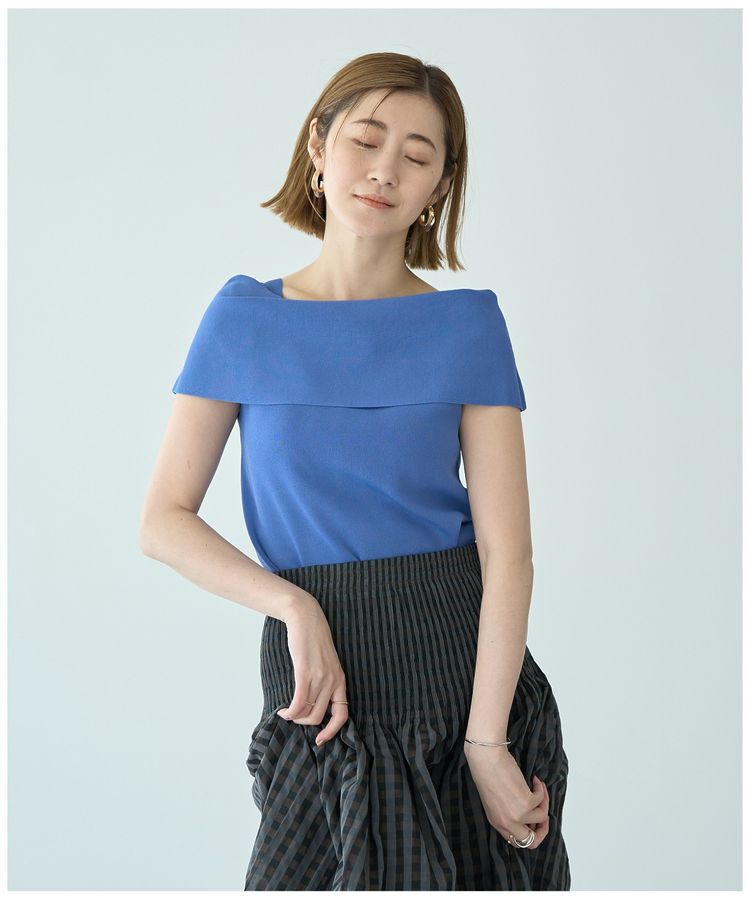 YECCA VECCA「オフショルニット」|ニット・セーター|