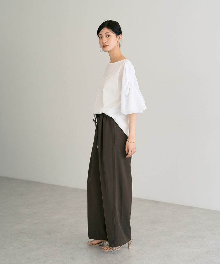 YECCA VECCA「シアースリーブカットソー」|Tシャツ・カットソー|