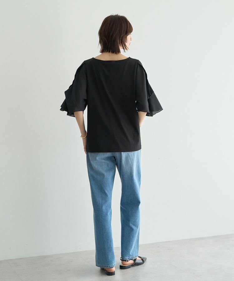 YECCA VECCA「シアースリーブカットソー」|Tシャツ・カットソー|