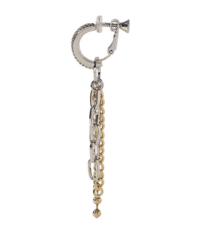 YECCA VECCA「チェーンフリンジイヤリング」|イヤリング|