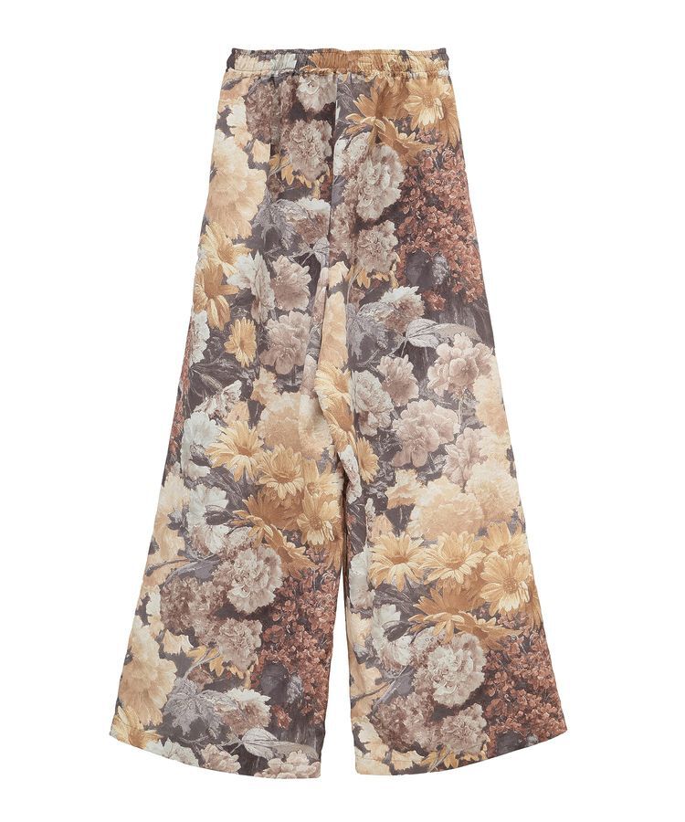 GARAGE OF GOOD CLOTHING「【日本製】ダークフラワープリントドロストワイドパンツ」|その他|