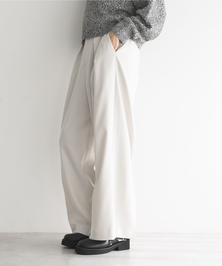 GARAGE OF GOOD CLOTHING「【日本製】ムジ４タックワイドパンツ」|その他|