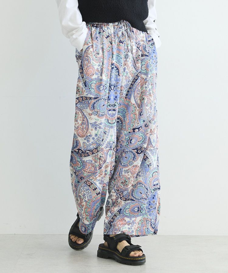 GARAGE OF GOOD CLOTHING「ペイズリー柄プリントワイドパンツ」|その他|
