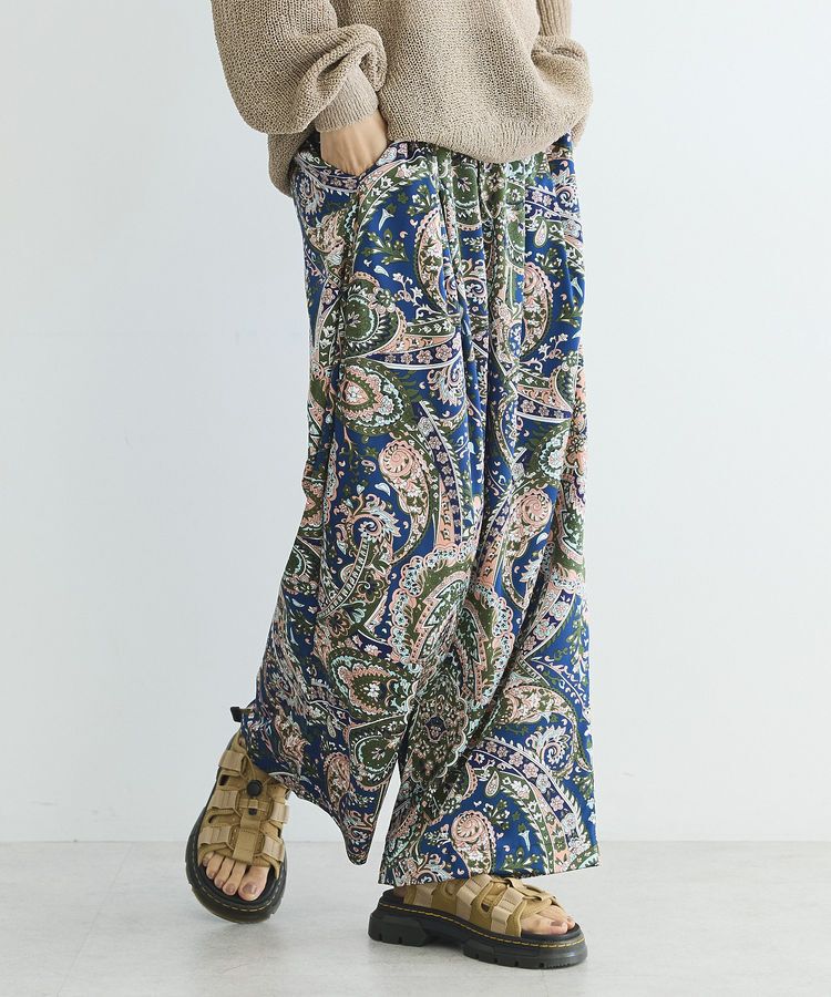 GARAGE OF GOOD CLOTHING「ペイズリー柄プリントワイドパンツ」|その他|