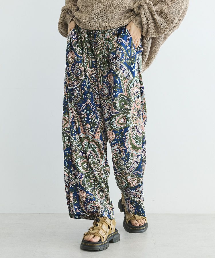 GARAGE OF GOOD CLOTHING「ペイズリー柄プリントワイドパンツ」|その他|