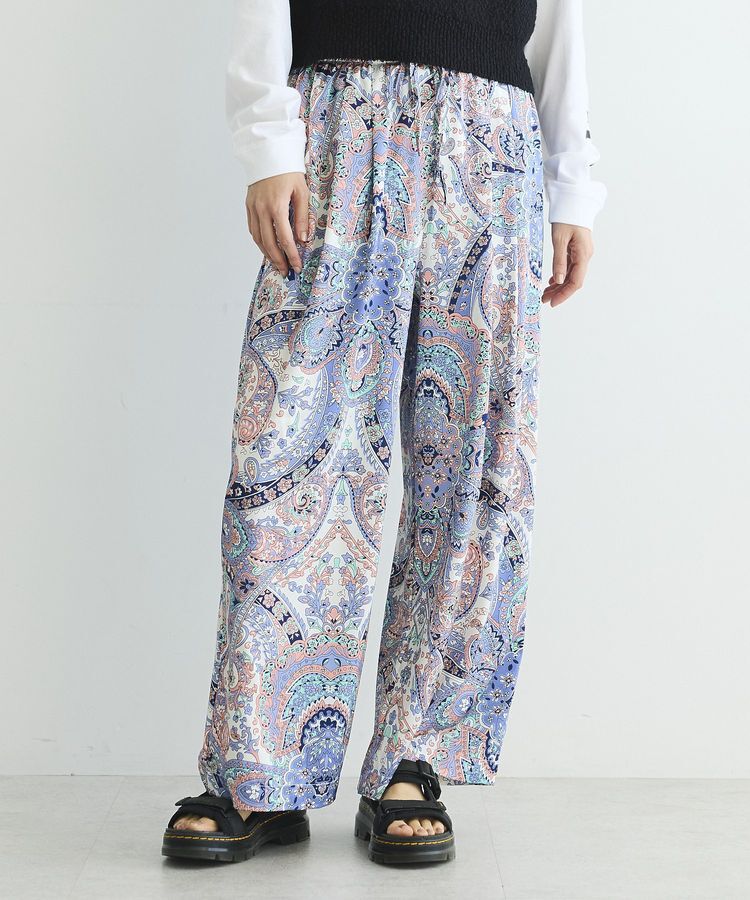GARAGE OF GOOD CLOTHING「ペイズリー柄プリントワイドパンツ」|その他|