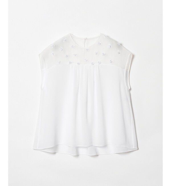 LOULOU WILLOUGHBY「【LOULOU WILLOUGHBY】スパンコールフラワーブラウス」|シャツ・ブラウス|