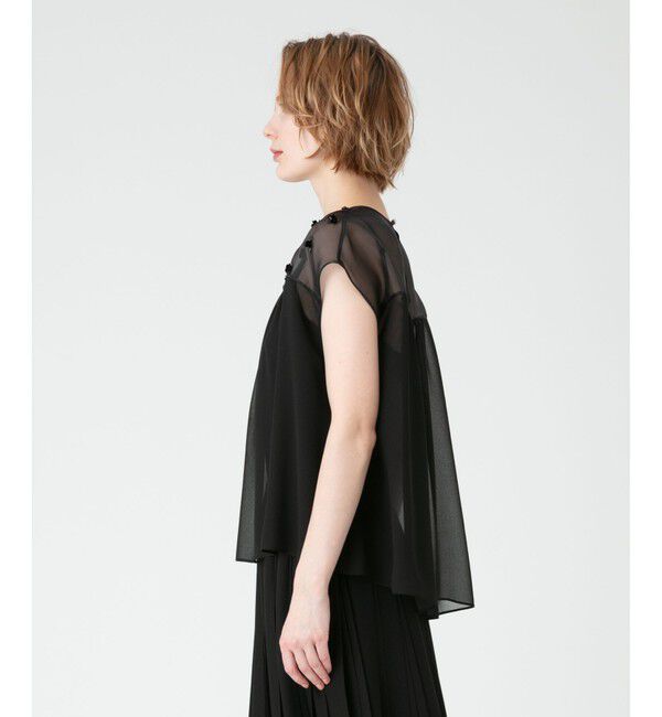 LOULOU WILLOUGHBY「【LOULOU WILLOUGHBY】スパンコールフラワーブラウス」|シャツ・ブラウス|