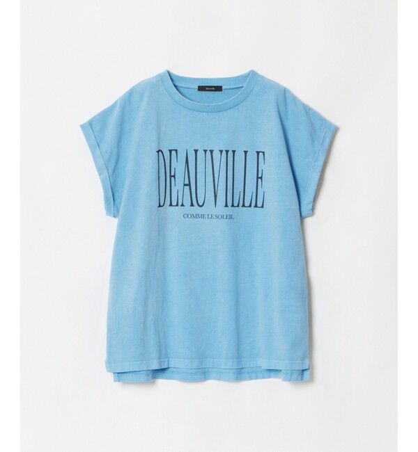 allureville「ピグメントダイターンバックスリーブ Tシャツ」|Tシャツ・カットソー|