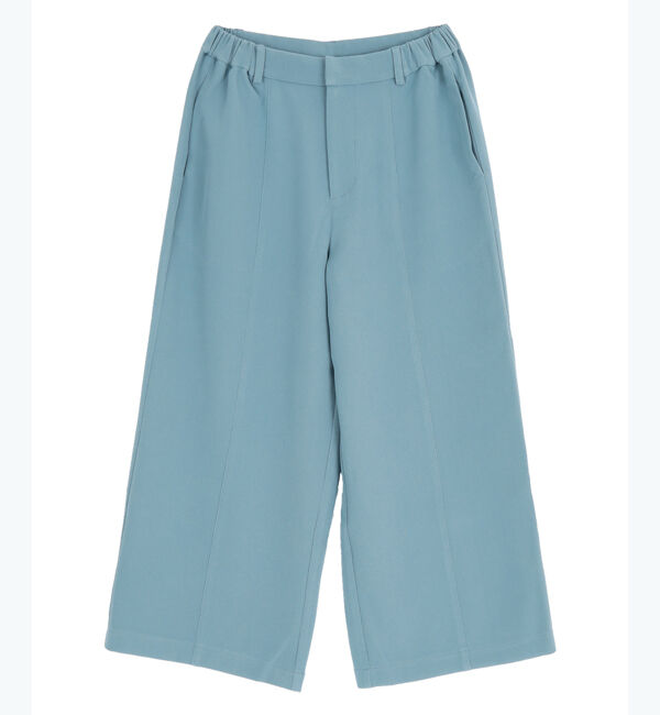 ur's「センターピンタッククロップドワイドパンツ」|スラックス|