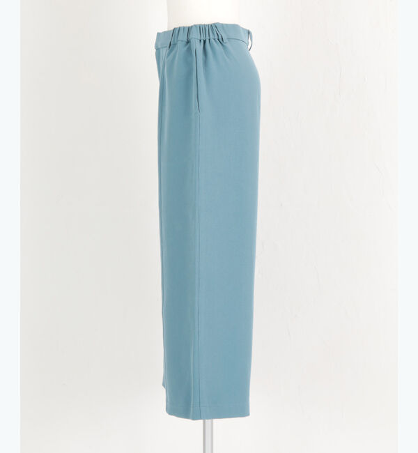 ur's「センターピンタッククロップドワイドパンツ」|スラックス|