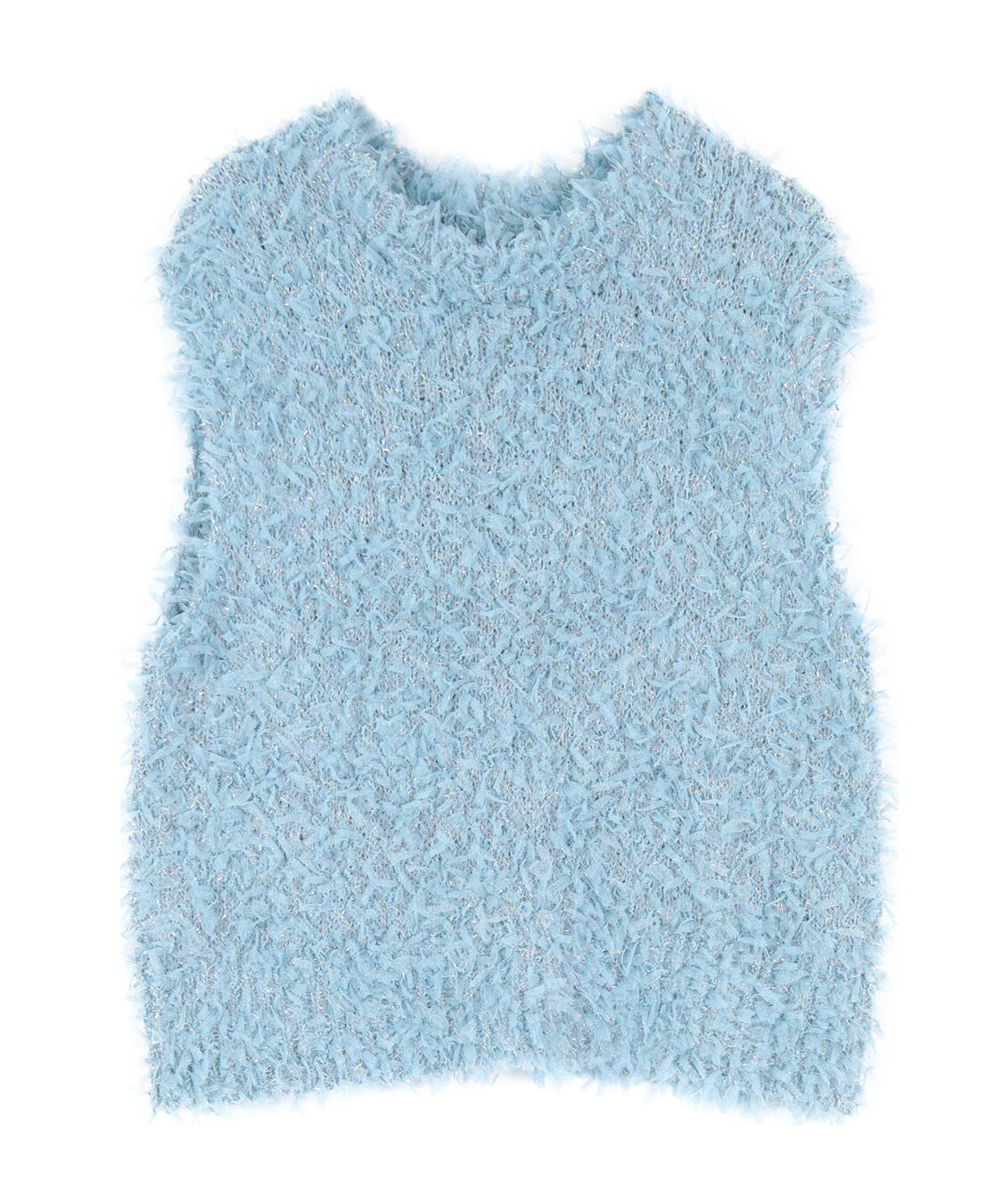 titivate「チュールフェザーニットベスト」|ニット・セーター|
