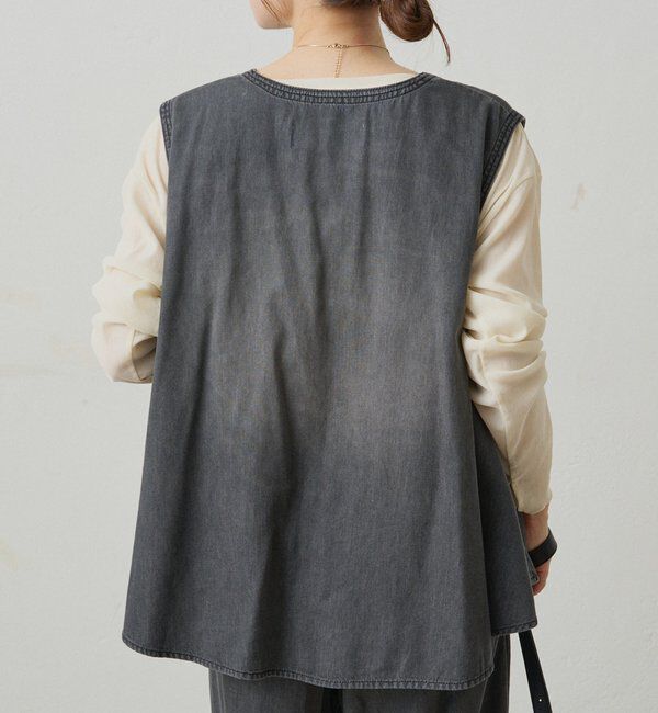  「【SET ITEM】デニムフレアブラウス+イージーパンツセット」|その他|