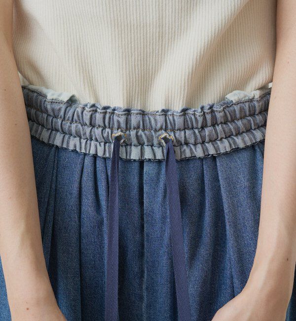  「【SET ITEM】デニムフレアブラウス+イージーパンツセット」|その他|