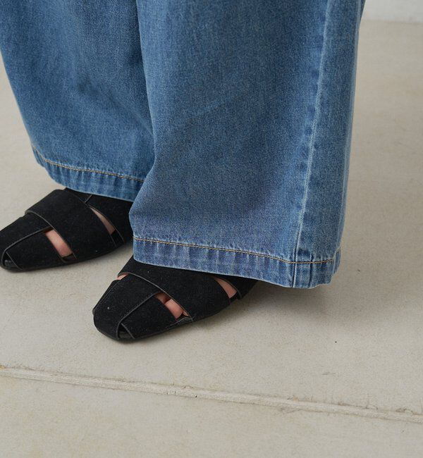  「【SET ITEM】デニムフレアブラウス+イージーパンツセット」|その他|