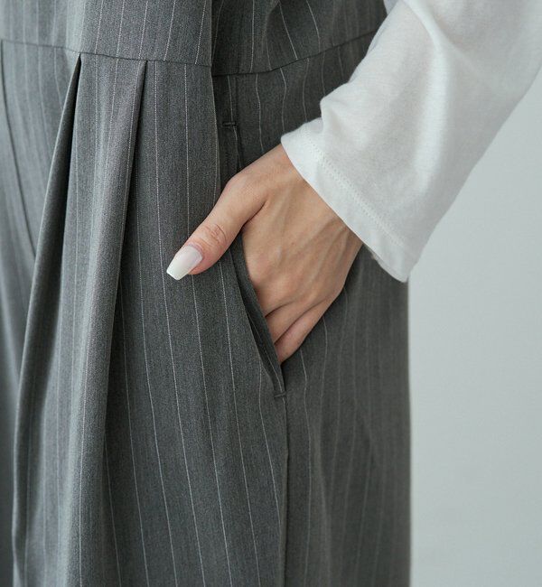  「【セットアップ対応】ツータックストレッチサロペット」|その他|