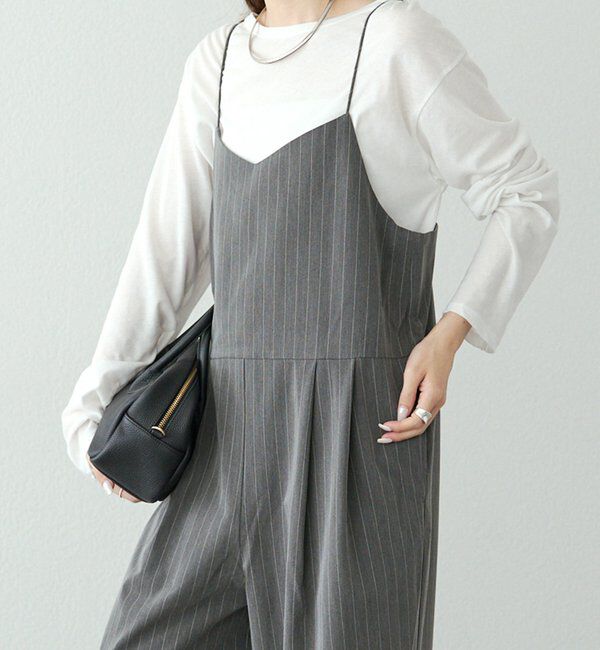  「【セットアップ対応】ツータックストレッチサロペット」|その他|