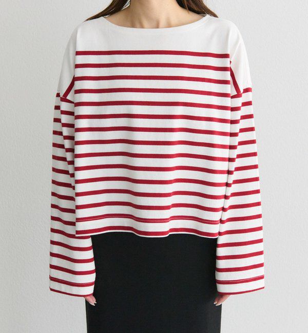  「【@kokiminitaコラボ】パネルボーダーワイドスリーブカットソー」|Tシャツ・カットソー|