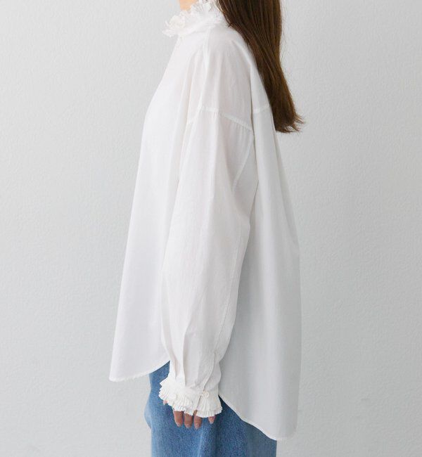  「襟袖プリーツブラウス」|シャツ・ブラウス|