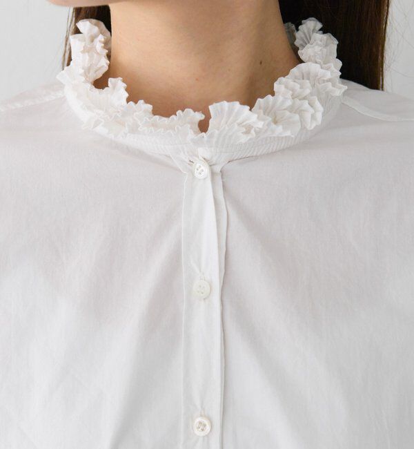  「襟袖プリーツブラウス」|シャツ・ブラウス|