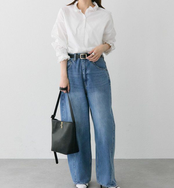  「襟袖プリーツブラウス」|シャツ・ブラウス|