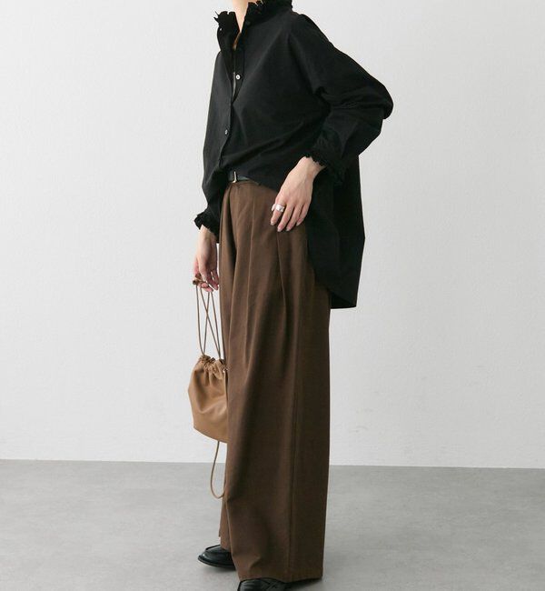  「襟袖プリーツブラウス」|シャツ・ブラウス|