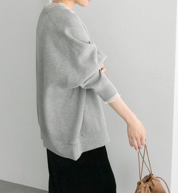 「シンプル裏起毛スウェットプルオーバー」|プルオーバー|