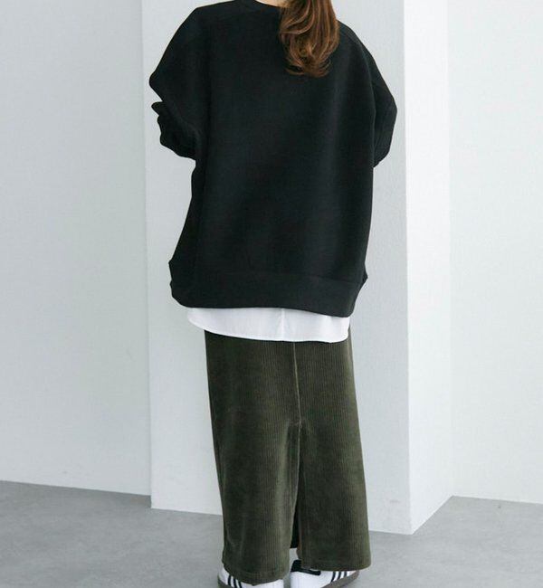  「シンプル裏起毛スウェットプルオーバー」|プルオーバー|