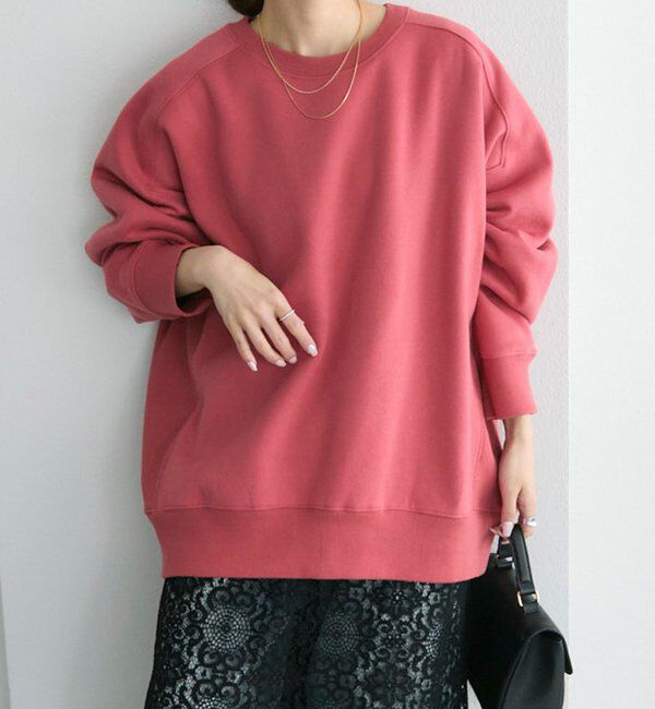  「シンプル裏起毛スウェットプルオーバー」|プルオーバー|