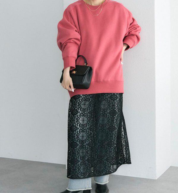  「シンプル裏起毛スウェットプルオーバー」|プルオーバー|