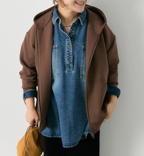  「【＠noricorico102企画】ダンボールWジップパーカー」|パーカー|